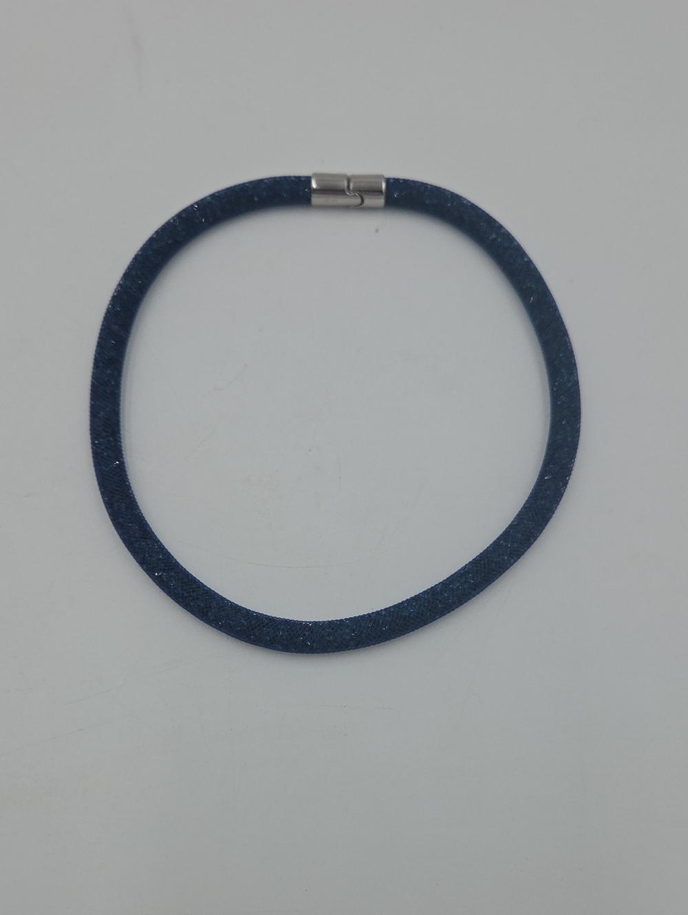 Swarovski Mesh Stardust Crystal Blue Chocker Necklace